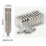 10/24, 3/16 Stainless steel high pressure fine atomization nozzles, textile factory humidifier nozzles, workshop dust removal and cooling, aquaculture mist line nozzles